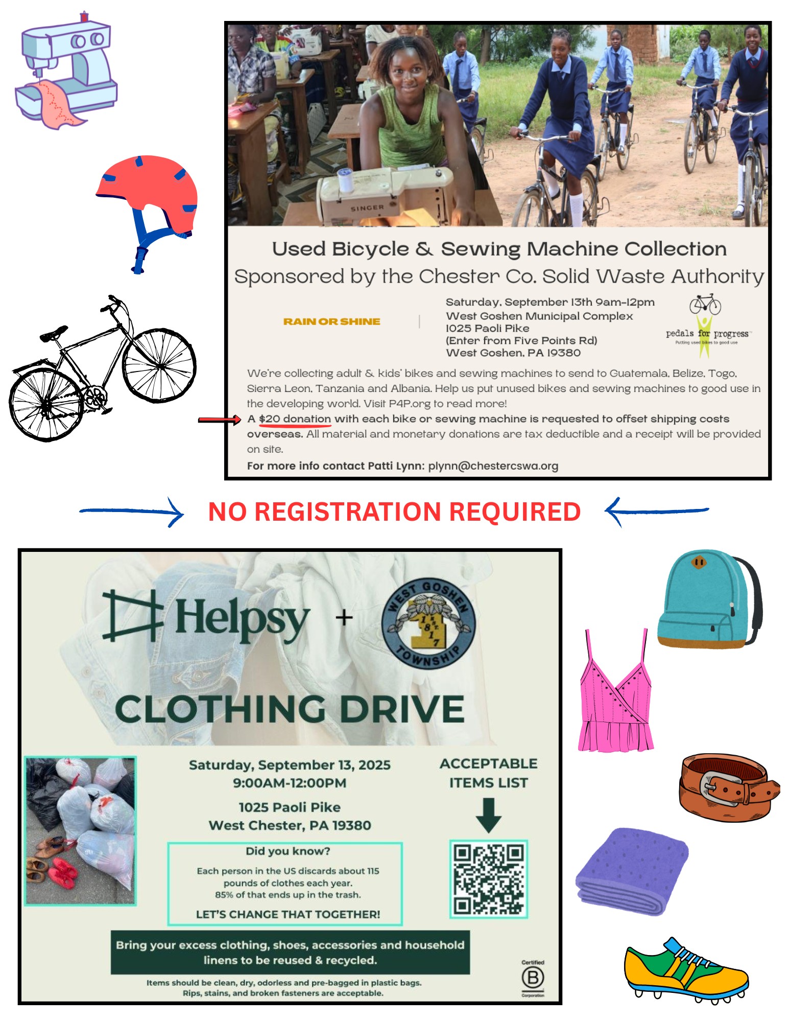 Pedals for Progress/Sewing Peace